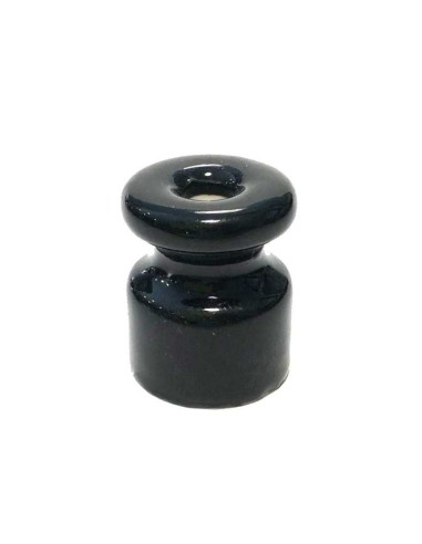 Aislador color negro para cable trenzado