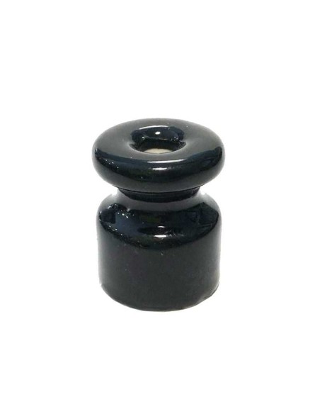 Aislador color negro para cable trenzado