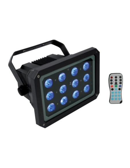 HQ power vdplof1203rgb foco lex exterior dmx rgb 12x3w con mando