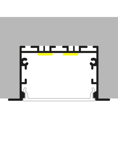 LM3791 perfil aluminio epyf 2 metros