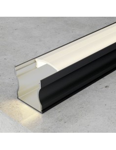 LM3720 perfil doble aluminio superficie 2 metros lacado...