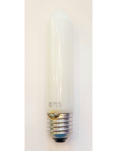 Laes incandescente tubular opal 140x30mm 230v 40w E27