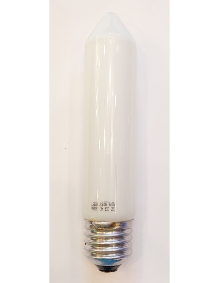 Laes incandescente tubular opal 140x30mm 230v 60w E27