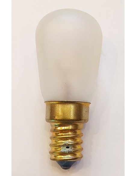 Ovalamp incandescente pebetero mate 220v 15w E14
