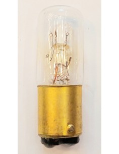 Incandescente tubular clara 45x17mm 220v 5w Bay15d