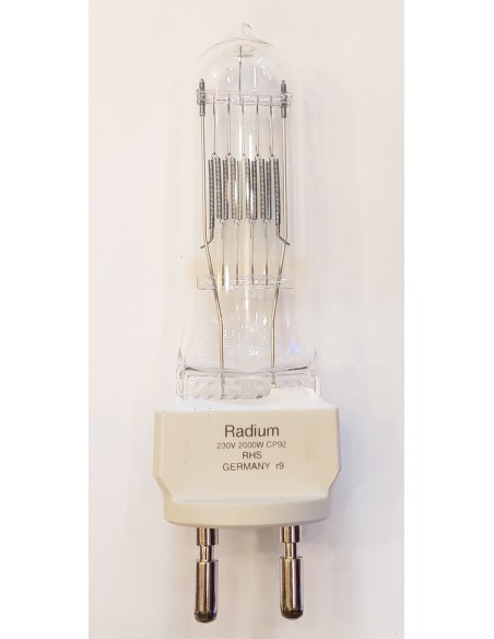 Radium rhs cp92 halógena 230v 2000w G22