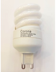 Corona microespiral 220v 9w 4200k G9