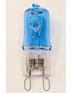 Hepoluz 41390 halógena 220v 40w G9 color azul