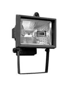 Clar 14502 foco halógeno exterior negro 150w