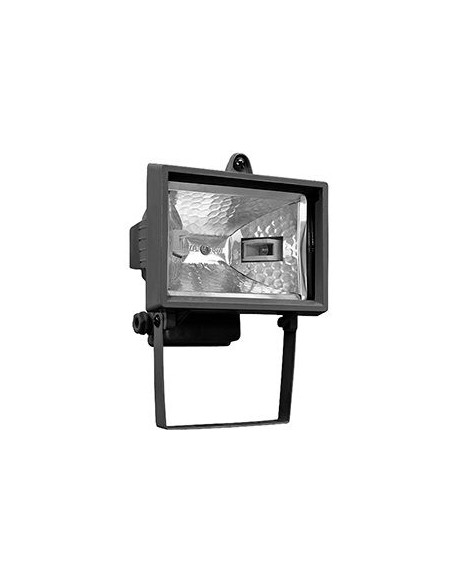 Clar 14502 foco halógeno exterior negro 150w