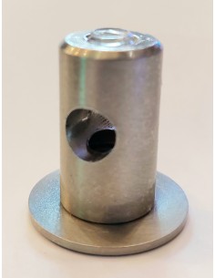 Aislador sujetacable metal