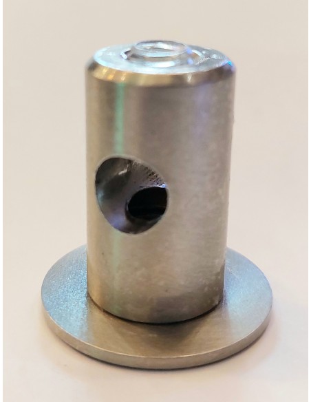 Aislador sujetacable metal