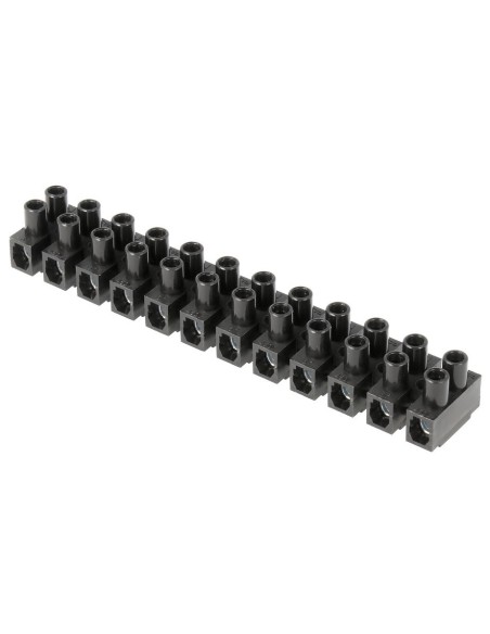 Regleta clema 16mm color negro