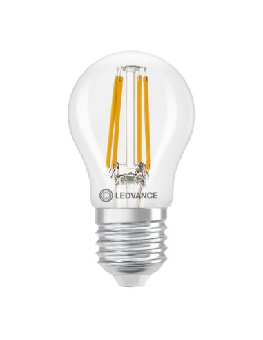 Ledvance classic p40 dim performance class esférica clara reguable 220v 3,4w 2700k E27