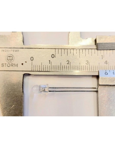 Led bipin encapsulado 3v color azul