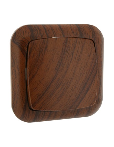 ELECTRO DH INTERRUPTOR EMPOTRABLE COLOR MARRON