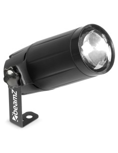 151263 beamz  ps6wb pinspot led 220v 6w 7000k 10º