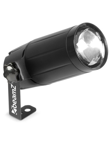 151263 beamz  ps6wb pinspot led 220v 6w 7000k 10º