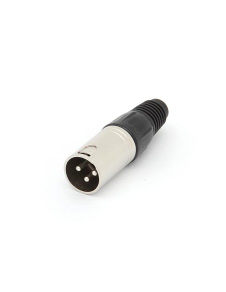 ca095 conector dmx macho niquelado con 3 contactos