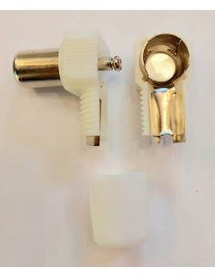 clavija antena macho color blanco 2