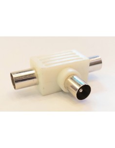 Ladron tv en forma de t 1 macho central + 2 hembras...