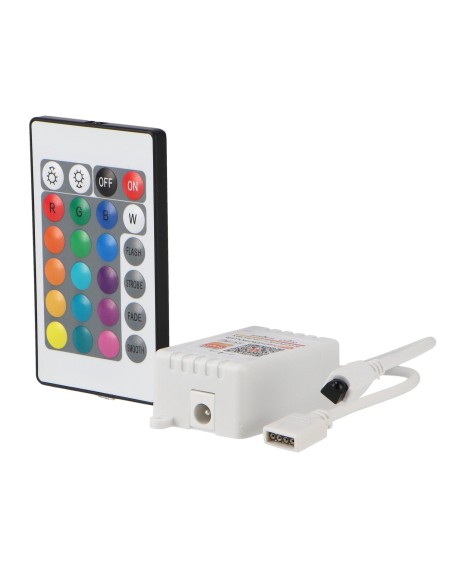 LM2187 controlador regulador tira led rgb 12-24v con control remoto ir