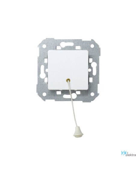 Simon 27153-65 serie 27  pulsador-tirador blanco