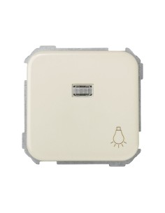 31661-31 pulsador con grabado y luminoso simon 31 marfil