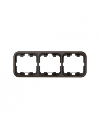 31630-32 simon serie 31 marco 3 elementos marron