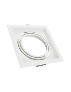 Iglux cp10-bl aro cardan plano para ar111 color blanco