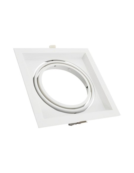 Iglux cp10-bl aro cardan plano para ar111 color blanco