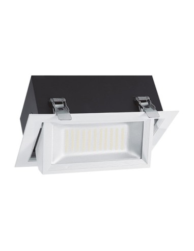 Iglux 101677-nb foco led empotrable blanco 45w...
