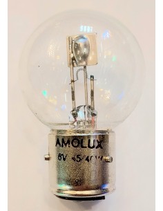 Amolux 379 lámpara auto/moto 6v 45/40w Bay20d