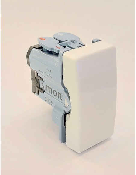 Simon 27211-64 serie 27 conmutador blanco