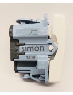 Simon 27211-64 serie 27 conmutador blanco 2