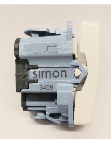 Simon 27211-64 serie 27 conmutador blanco
