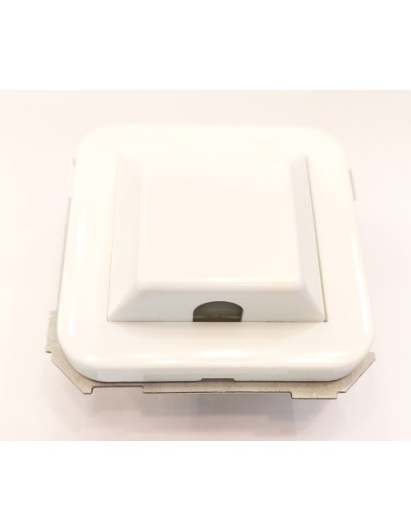 Simon 27801-35 serie 27 tapa salida de cable color blanco