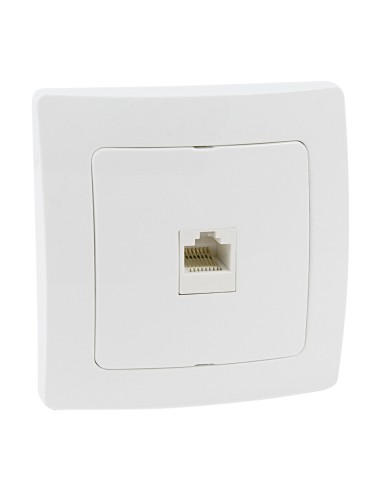 Electro dh 36.535/rj45/b toma telefono rj45 blanco