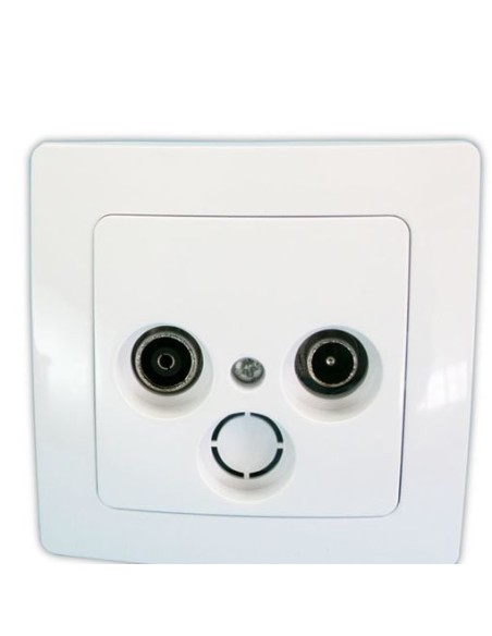 Electro dh 36.535/a/b toma tv blanco