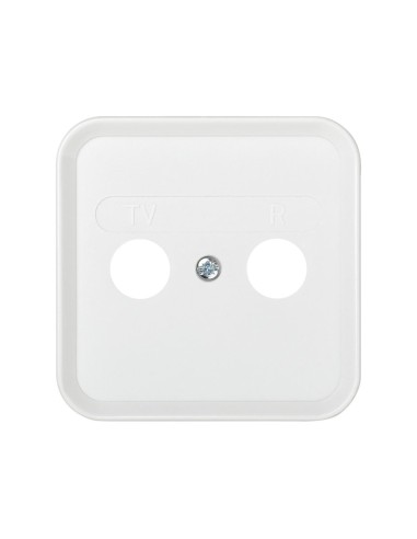 Simon 31053-60 serie 31 tapa antena y radio blanca