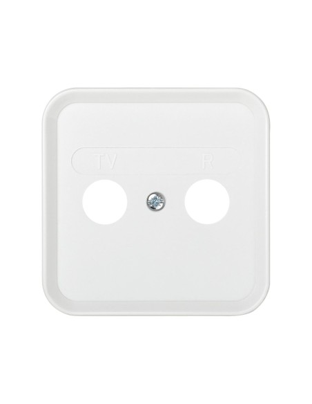 Simon 31053-60 serie 31 tapa antena y radio blanca