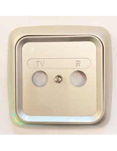 Simon 31066-34 serie 31 tapa radio-tv cava