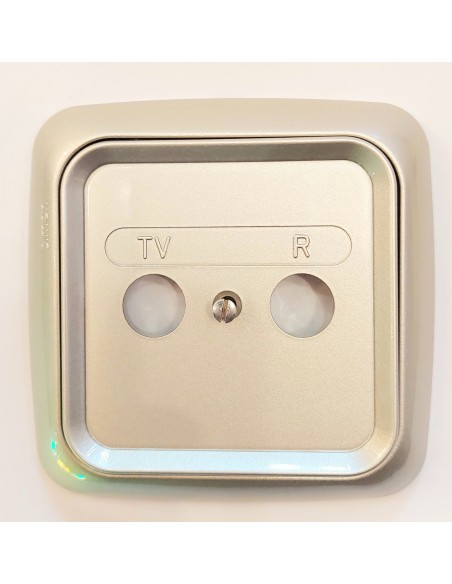 Simon 31066-34 serie 31 tapa radio-tv cava