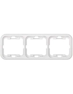 Simon 31630-31 serie 31 marco 3 elementos marfil