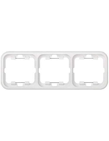 Simon 31630-31 serie 31 marco 3 elementos marfil