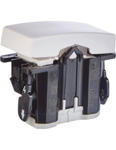 Simon 27201-64 serie 27 conmutador Blanco