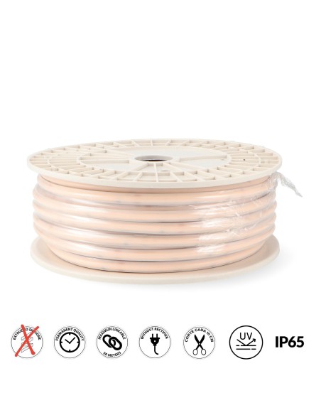 LM2663 tira de led 220v cob point ip65 10w 2700k