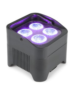 Beamz 150.588 uplight par foco led rgbaw-uv recargable... 2