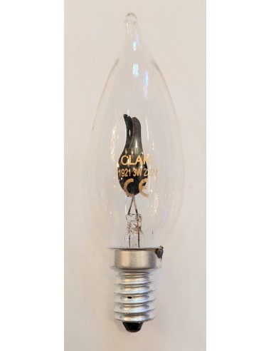 Clar 11921 vela flicker efecto vela 220v 3w E14