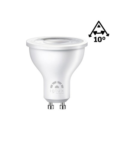 Iglux xd-0610-c par16 led 220v 6w 3000k 10º GU10
